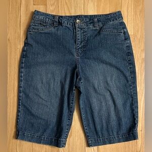 Bandolino Ivette Denim Bermuda Shorts, Size 8
